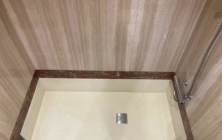 Baldas para baño en casa de uno de nuestros clientes - Bedyfa, fabricante  de Terrazo, Hormigón Polímero y Platos de Ducha.